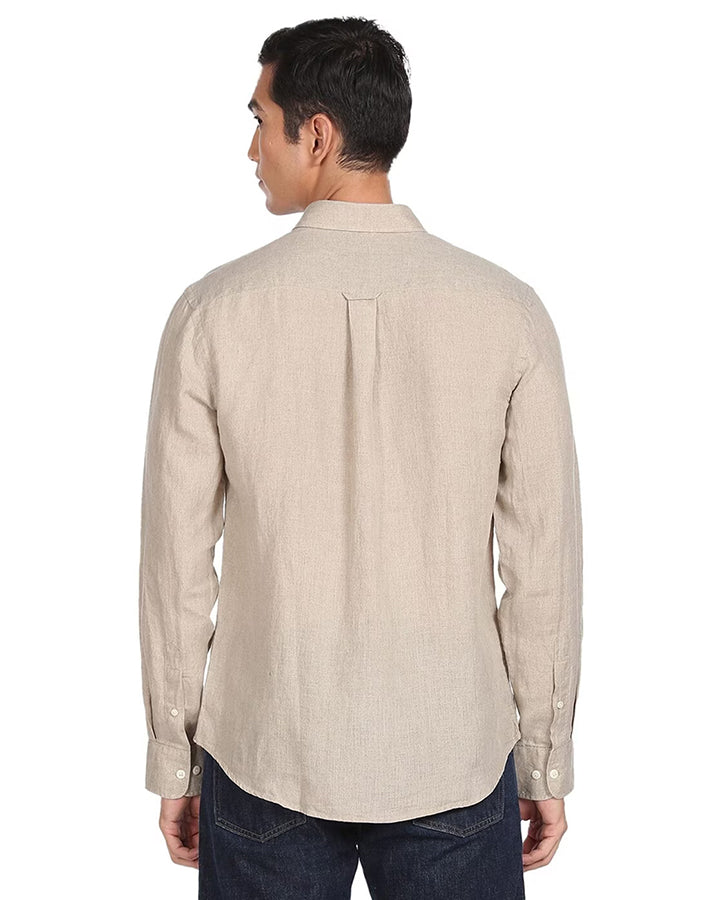 Premium Beige Colored Linen Shirt