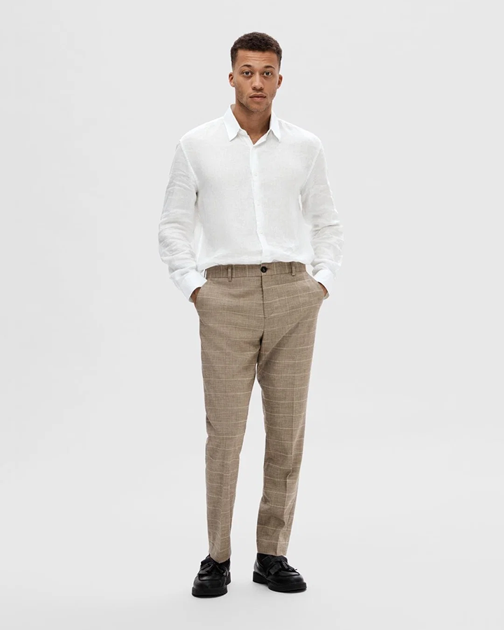 Formal Wear White Colored Plain Shirt