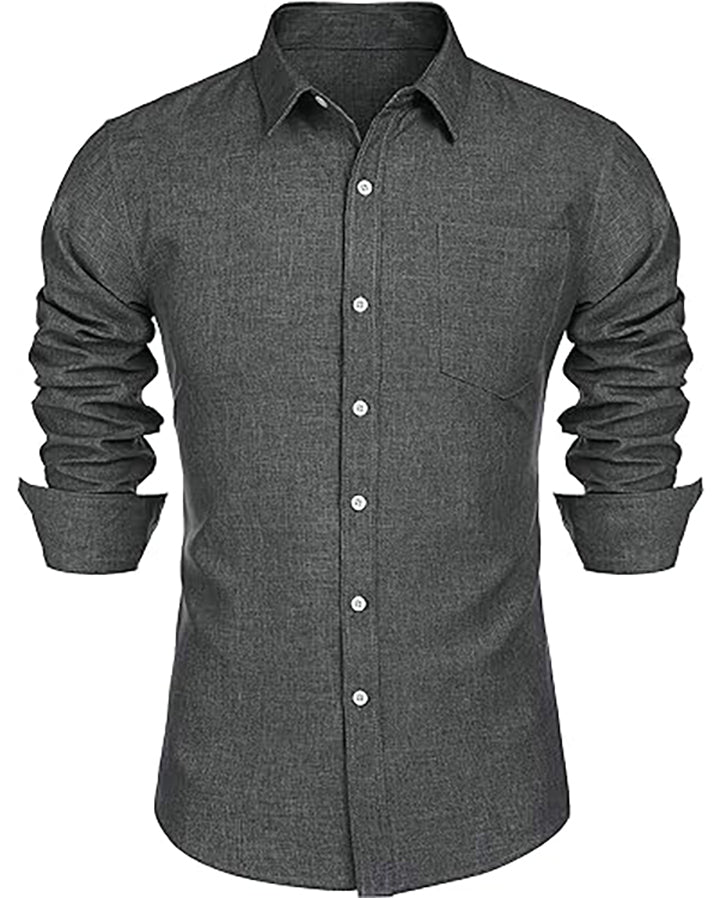 Killer Grey Colored Cotton Shirt