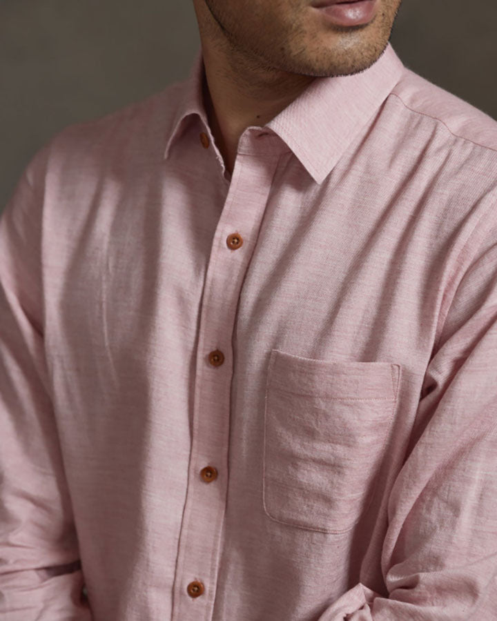 Pastel Pink Cotton Shirt