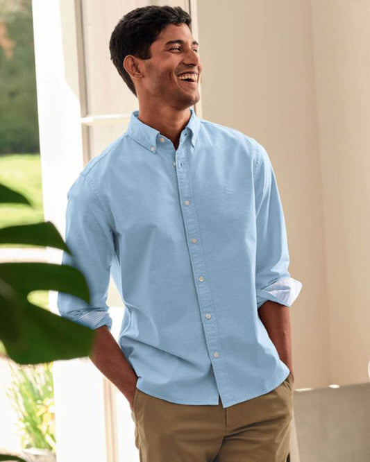 Ultimate Blue Colored Cotton Shirt