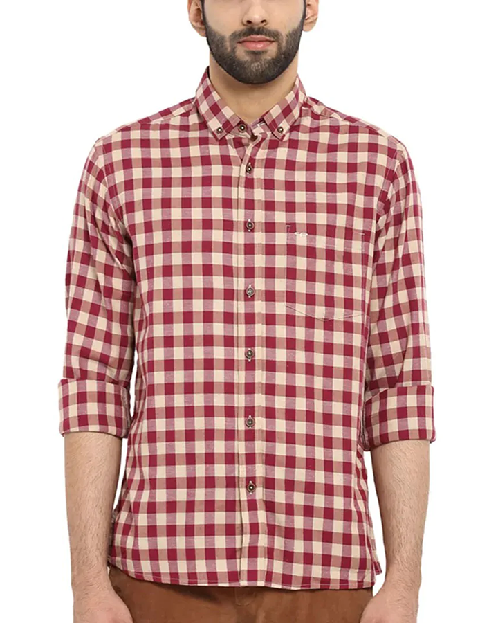 Multi Color Designer Checks Shirt