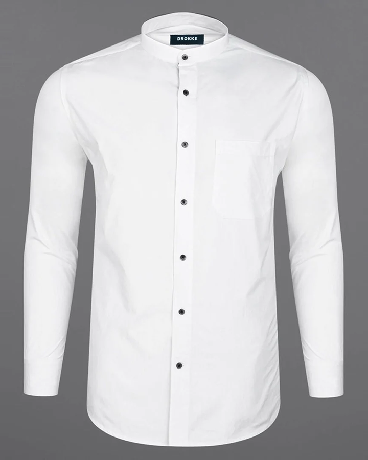 Milky White Premium Cotton Shirt